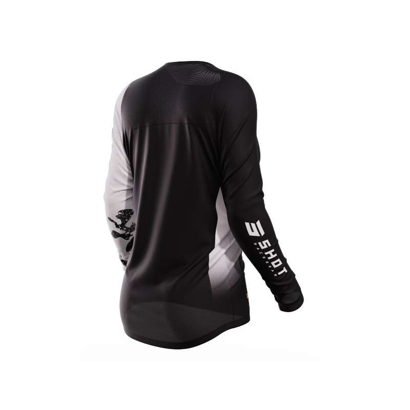 Dámský motokrosový dres Shot Contact Shelly 2.0 černo-bílo-hnědý výprodej