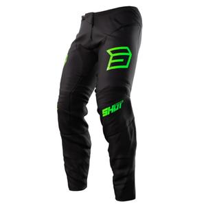Motokrosové kalhoty Shot Devo Army černo-zelené výprodej