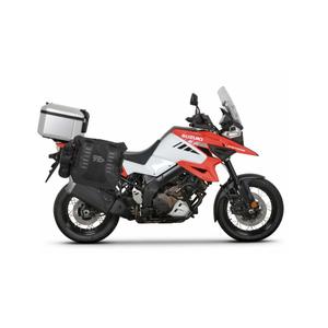 Kompletní sada bočních adventure brašen SHAD TERRA TR40 a hliníkového 37L topcase, včetně montážní sady SHAD SUZUKI DL 1000 V-Strom/ DL 1050 V-Strom