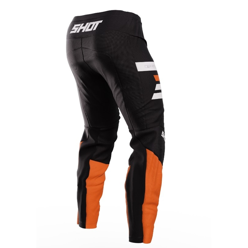 Motokrosové kalhoty Shot Devo Reflex černo-oranžové výprodej
