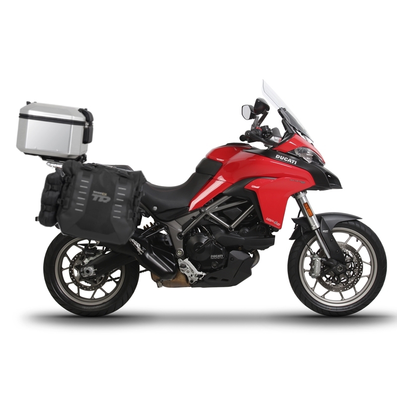 Kompletní sada sedlových brašen SHAD TERRA TR40 a hliníkového 48L topcase, včetně montážní sady SHAD DUCATI MULTISTRADA 950 / 1200 / 1260