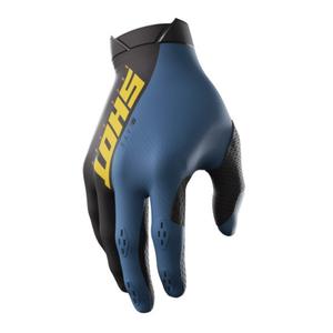 Motokrosové rukavice Shot Lite černo-žluto-modré výprodej