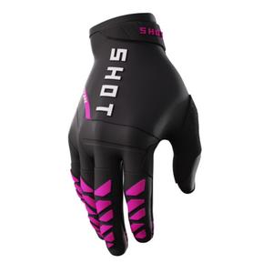 Dámské motokrosové rukavice Shot Core černo-růžové výprodej
