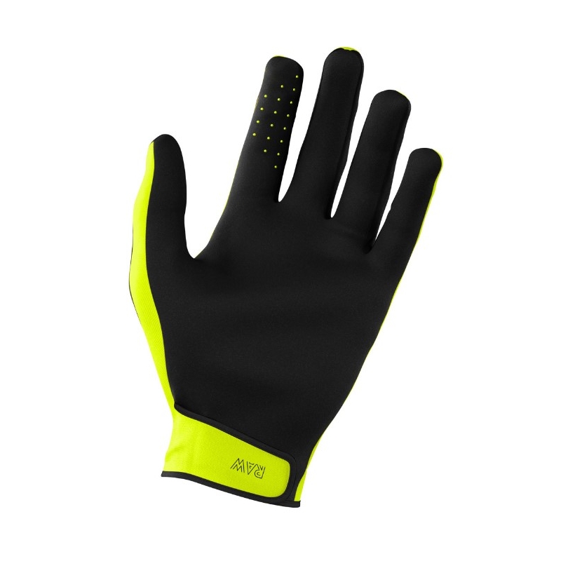 Motokrosové rukavice Shot Raw černo-fluo žluté výprodej