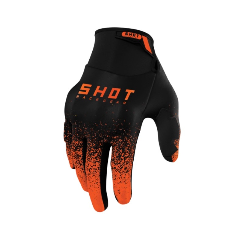 Motokrosové rukavice Shot Drift Edge 2.0 černo-oranžové