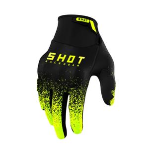 Motokrosové rukavice Shot Drift Edge 2.0 černo-fluo žluté