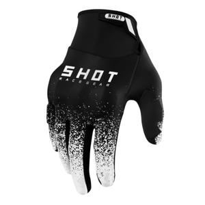 Motokrosové rukavice Shot Drift Edge 2.0 černo-bílé