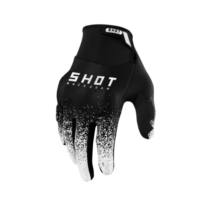 Motokrosové rukavice Shot Drift Edge 2.0 černo-bílé
