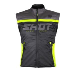 Softshellová vesta Shot Bodywarmer Lite 2.0 černo-fluo žlutá výprodej