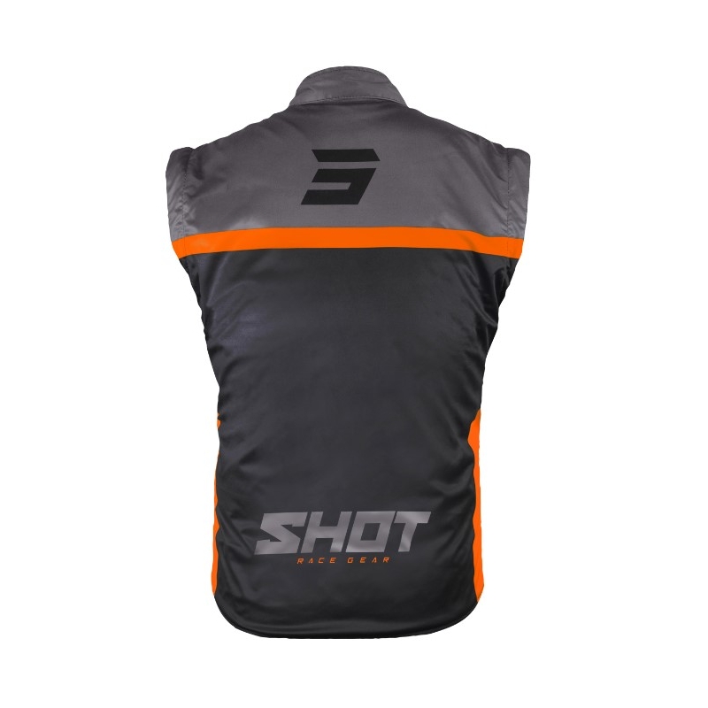 Softshellová vesta Shot Bodywarmer Lite 2.0 černo-oranžová