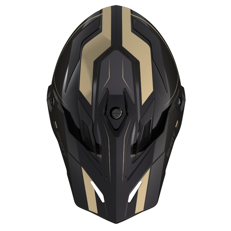 Enduro přilba Shot Trek Rally černo-béžová