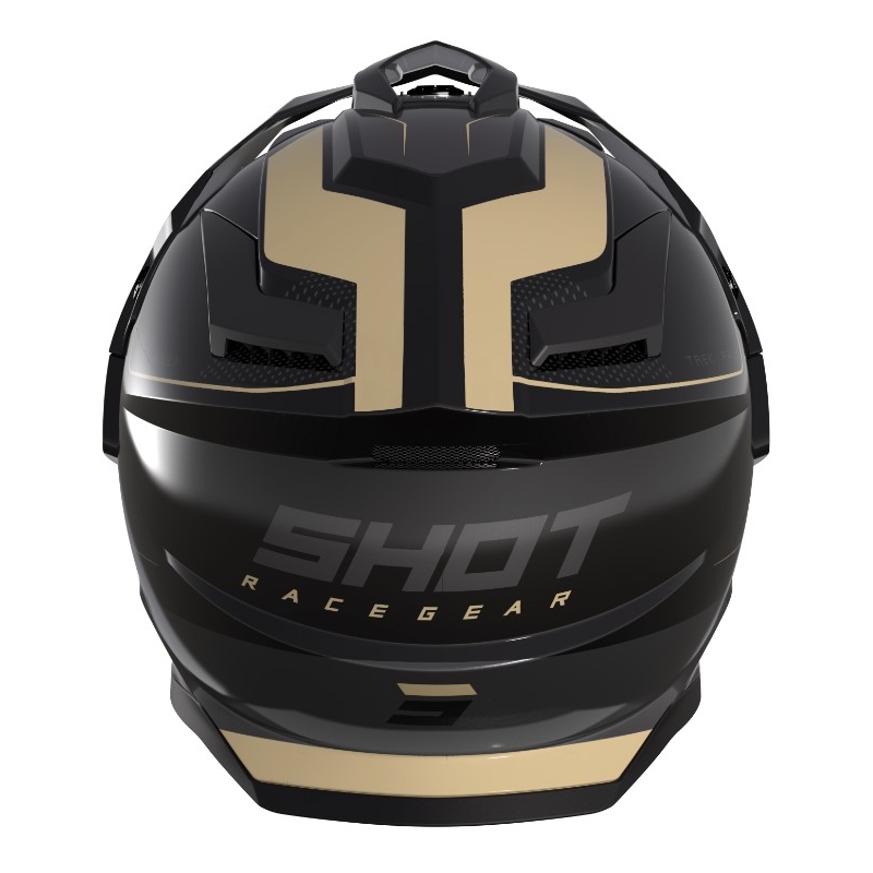 Enduro přilba Shot Trek Rally černo-béžová