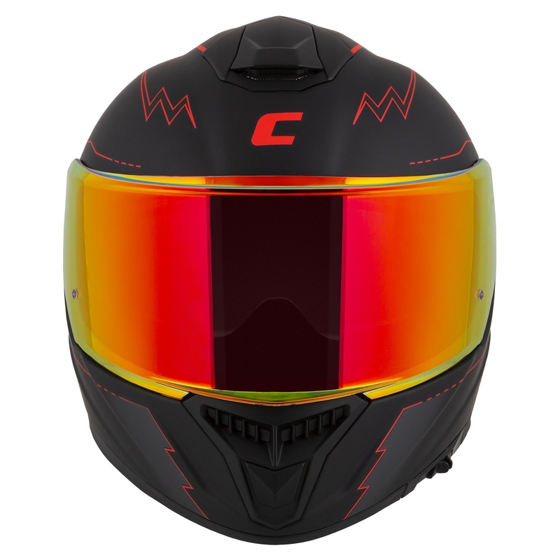 Integrální přilba na motorku Cassida Integral GT 2.1 Flash černo-červeno-šedá