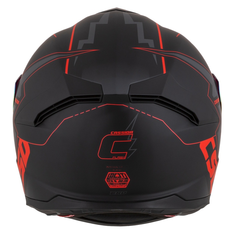Integrální přilba na motorku Cassida Integral GT 2.1 Flash černo-červeno-šedá