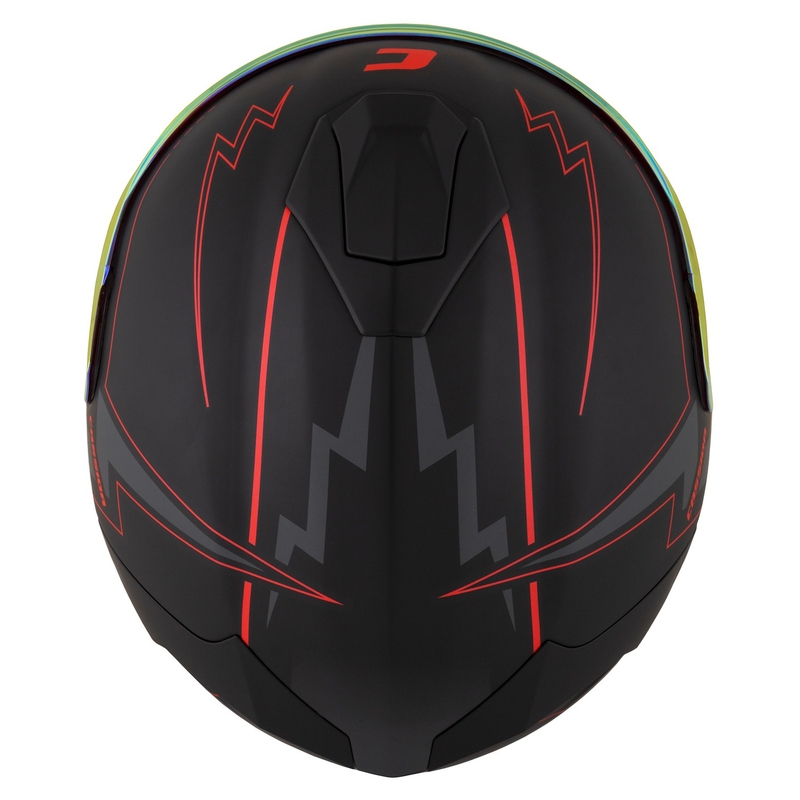 Integrální přilba na motorku Cassida Integral GT 2.1 Flash černo-červeno-šedá