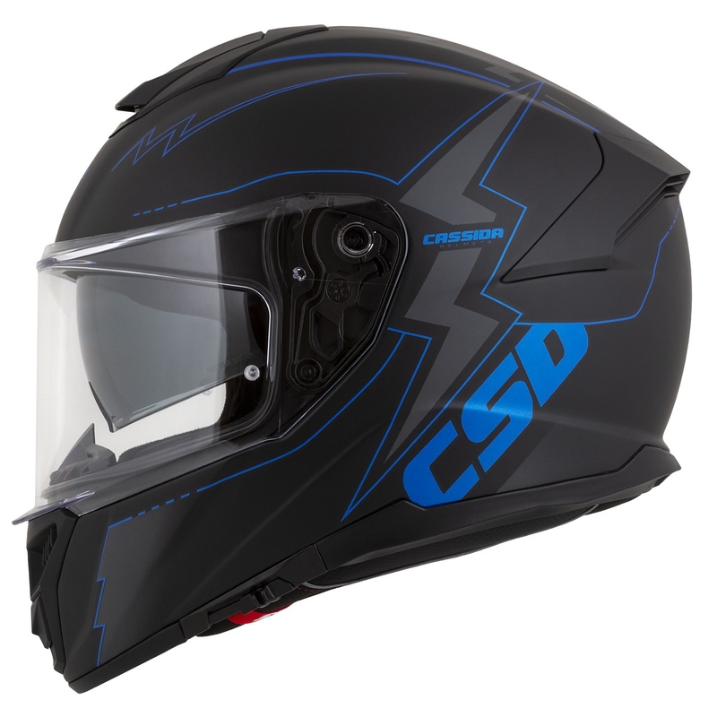 Integrální přilba na motorku Cassida Integral GT 2.1 Flash černo-modro-šedá