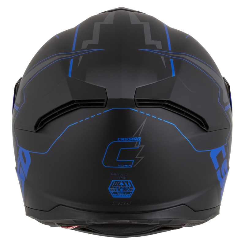 Integrální přilba na motorku Cassida Integral GT 2.1 Flash černo-modro-šedá