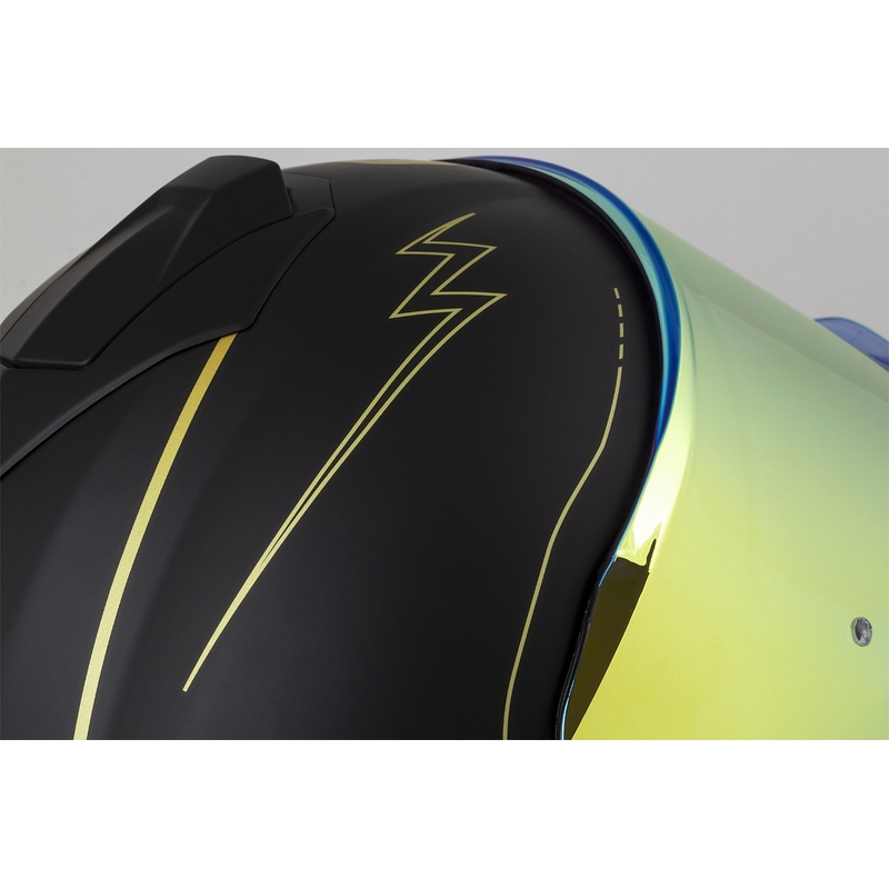 Integrální přilba na motorku Cassida Integral GT 2.1 Flash černo-zlato-šedá