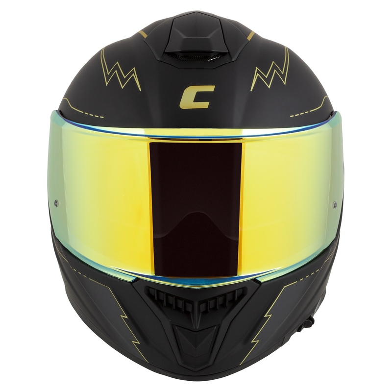 Integrální přilba na motorku Cassida Integral GT 2.1 Flash černo-zlato-šedá