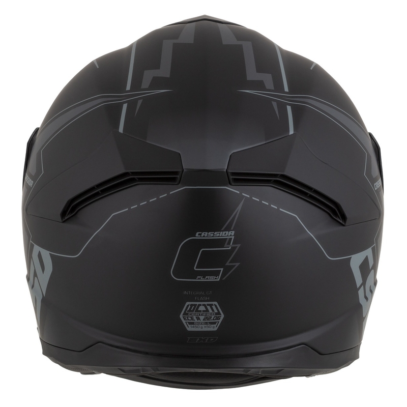 Integrální přilba na motorku Cassida Integral GT 2.1 Flash černo-šedá