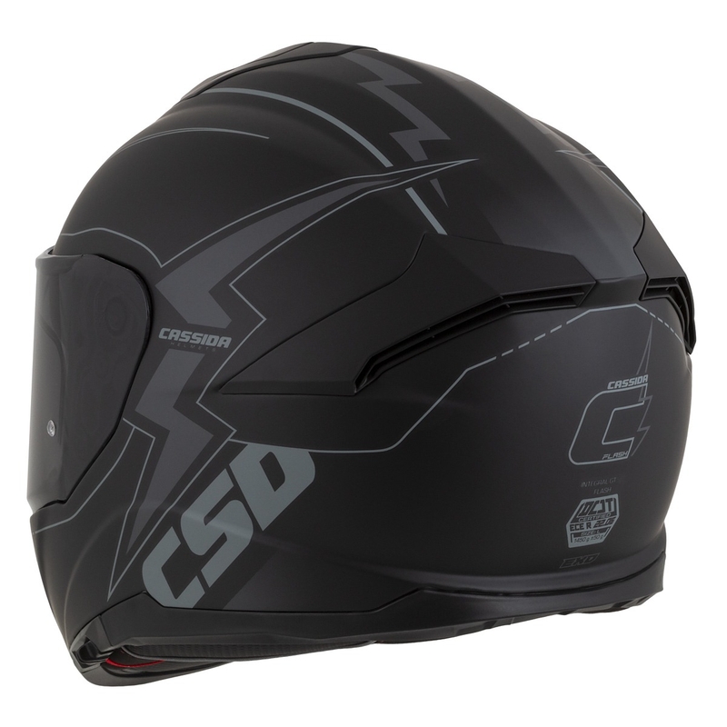 Integrální přilba na motorku Cassida Integral GT 2.1 Flash černo-šedá