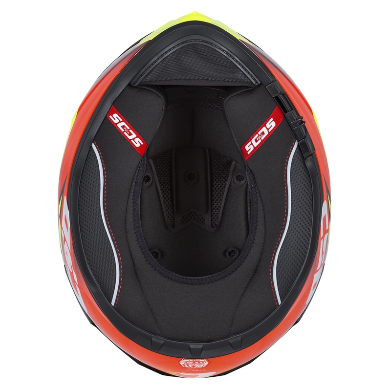 Integrální přilba na motorku Cassida Integral GT 2.1 Flash fluo žluto-červeno-černo-bílá