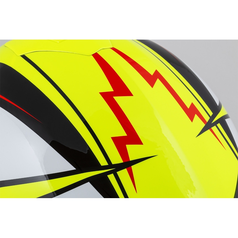 Integrální přilba na motorku Cassida Integral GT 2.1 Flash fluo žluto-červeno-černo-bílá