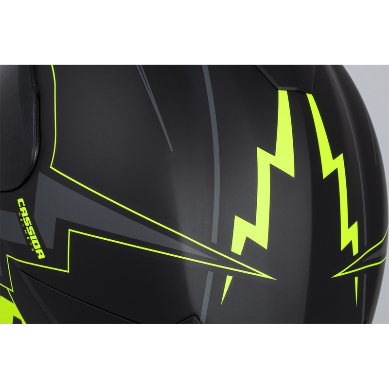 Integrální přilba na motorku Cassida Integral GT 2.1 Flash černo-fluo žluto-šedá