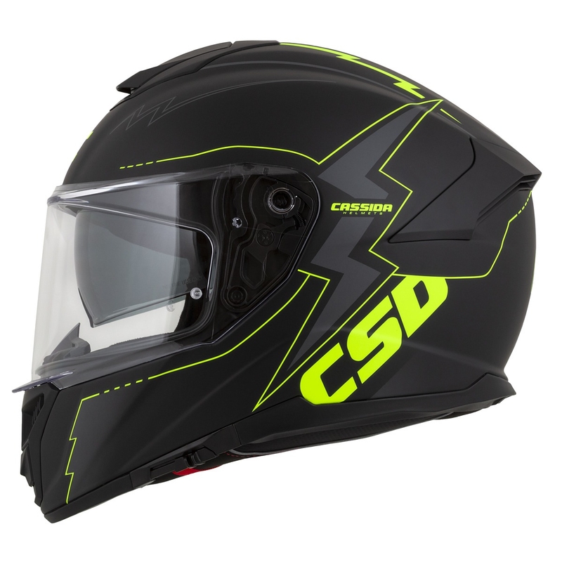 Integrální přilba na motorku Cassida Integral GT 2.1 Flash černo-fluo žluto-šedá