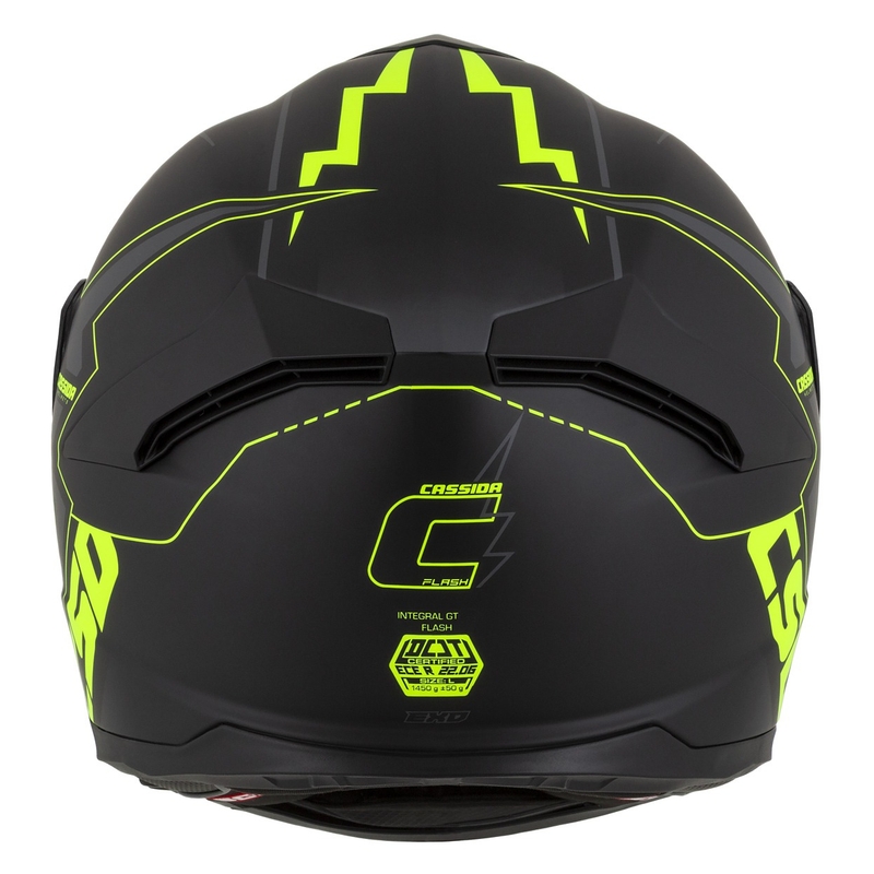 Integrální přilba na motorku Cassida Integral GT 2.1 Flash černo-fluo žluto-šedá