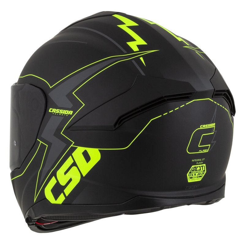 Integrální přilba na motorku Cassida Integral GT 2.1 Flash černo-fluo žluto-šedá