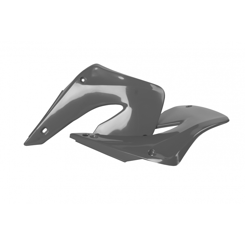 Plastové kryty chladiče POLISPORT Nardo šedá pro HONDA CR 125 R 2000-2001, HONDA CR 250 R 2000-2001