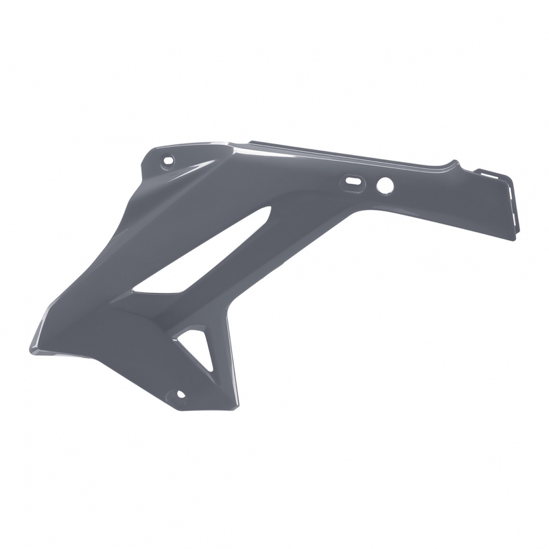 Plastové kryty chladiče POLISPORT restyling Nardo šedá pro HONDA CR 125 R 2002-2007, HONDA CR 250 R 2002-2007