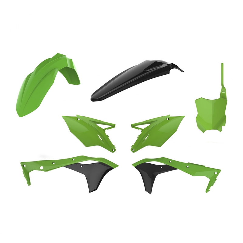 Sada plastů POLISPORT zelená/černá