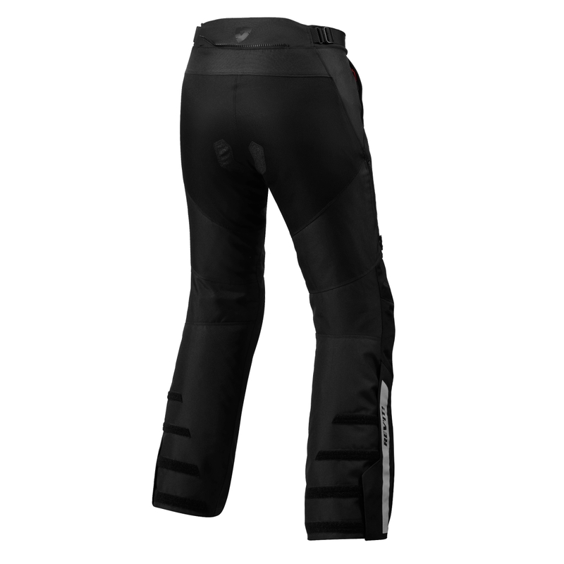Dámské kalhoty na motorku Revit Outback 4 H2O černé prodloužené