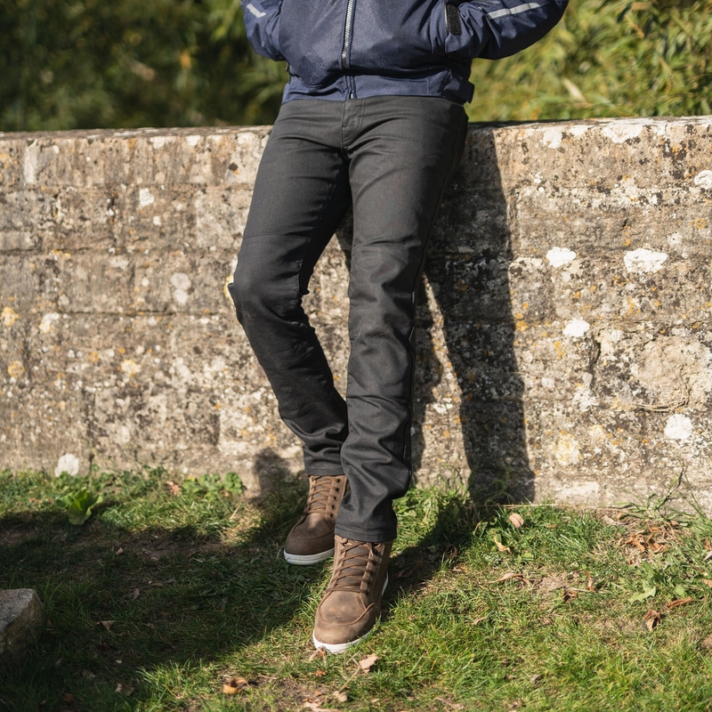 Jeansy na motorku Oxford Original Approved Jeans AA Slim fit černé