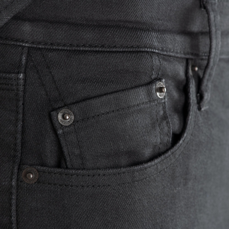 Jeansy na motorku Oxford Original Approved Jeans AA Slim fit černé