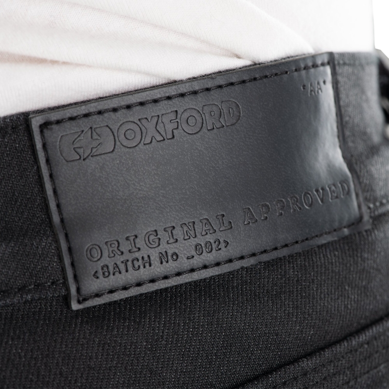 Jeansy na motorku Oxford Original Approved Jeans AA Slim fit černé