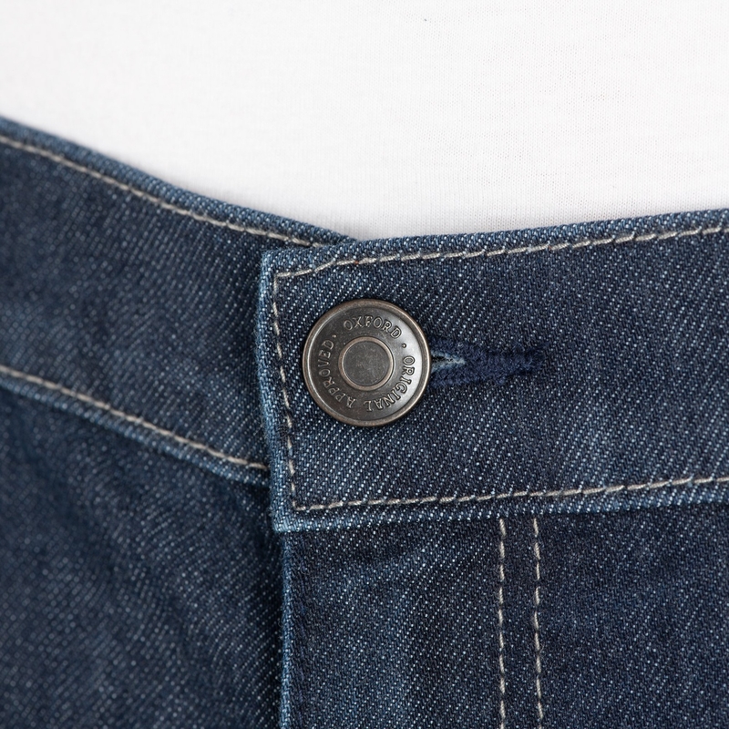 Jeansy na motorku Oxford Original Approved Jeans AA tmavě modré