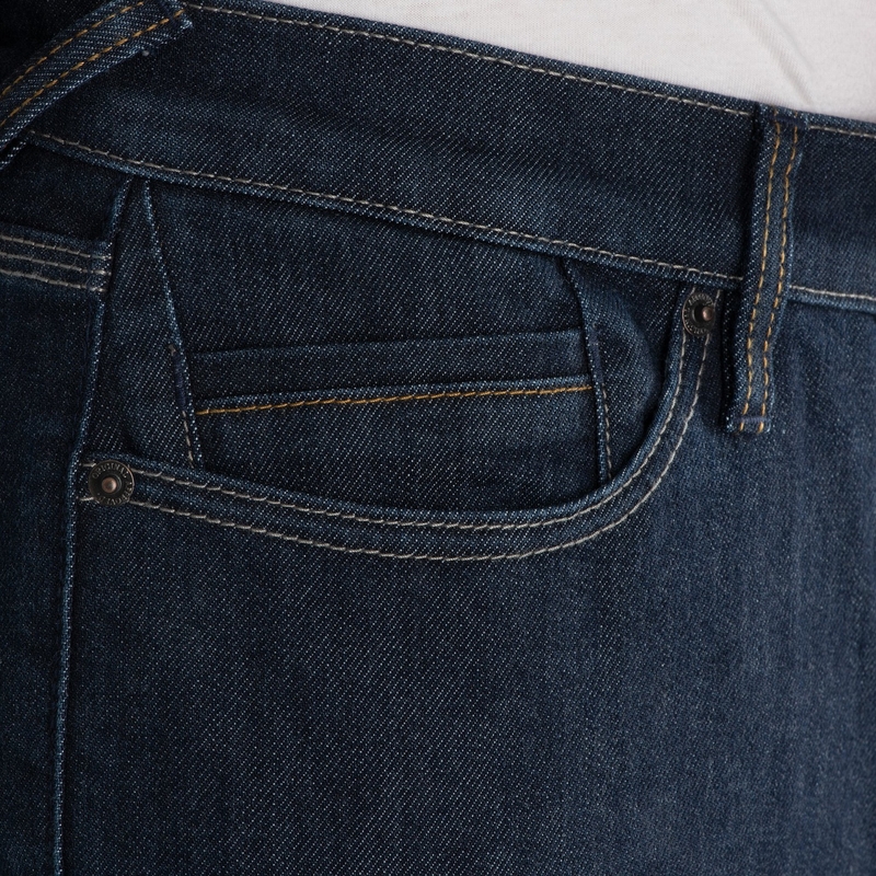 Jeansy na motorku Oxford Original Approved Jeans AA tmavě modré