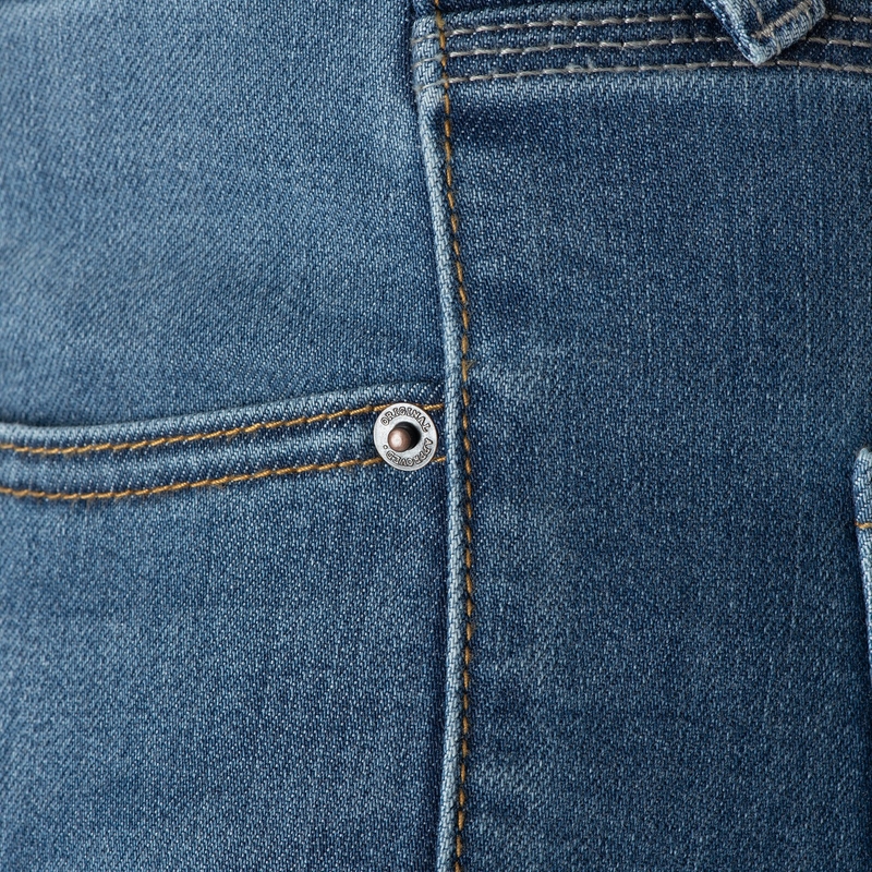 Jeansy na motorku Oxford Original Approved Jeans AA světle modré