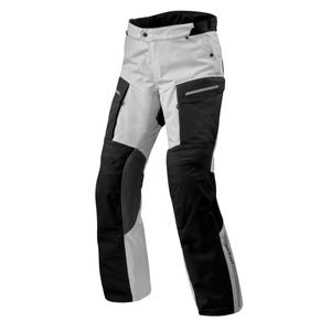Zkrácené kalhoty na motorku Revit Offtrack 2 H2O černo-stříbrné