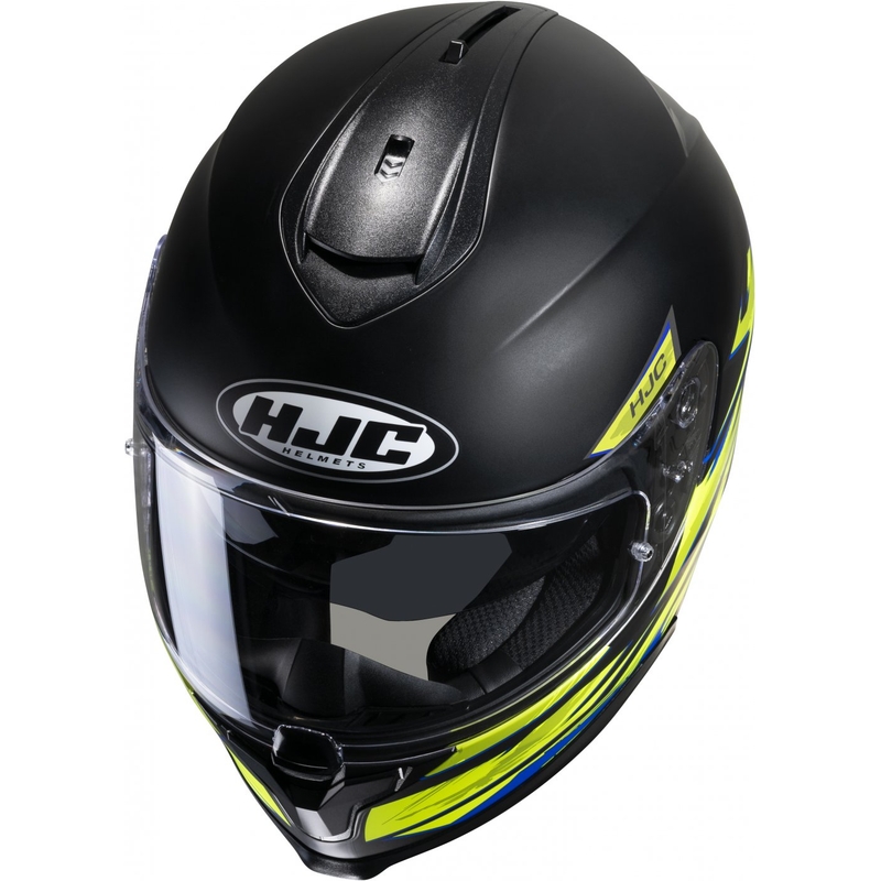 Integrální přilba na motorku HJC C70 Pentas MC3HSF černo-modro-fluo žlutá