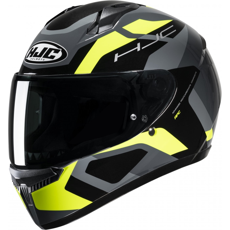 Integrální přilba na motorku HJC C10 Tins MC3H černo-šedo-fluo žlutá