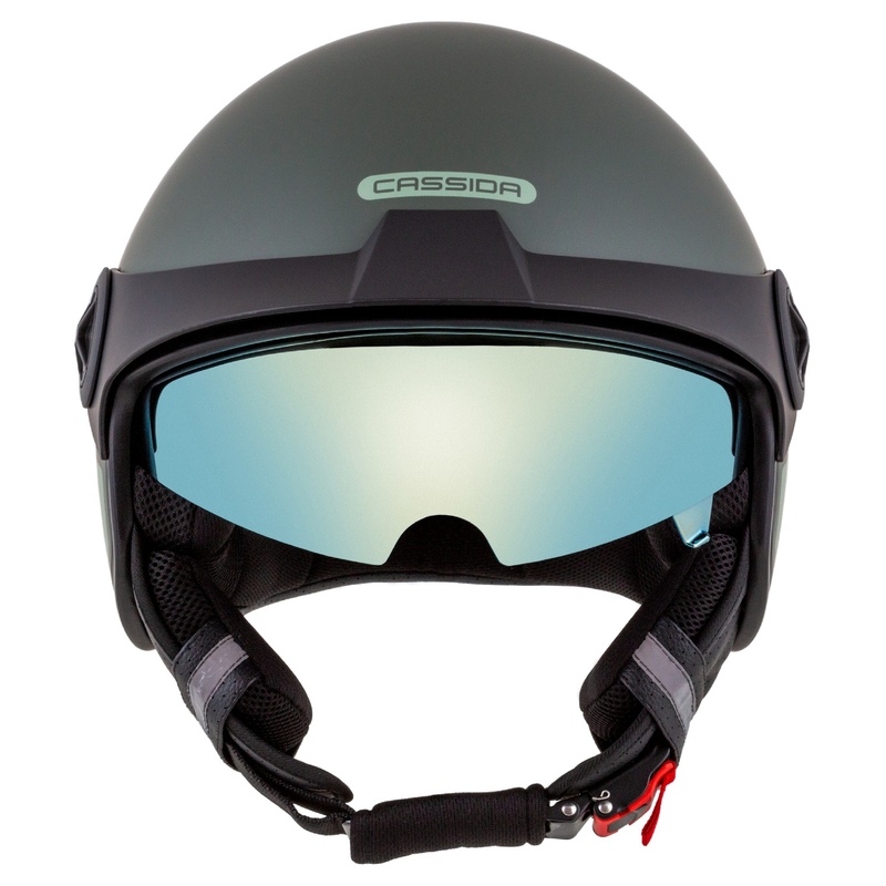 Otevřená přilba na motorku Cassida Handy Plus Chief zelená