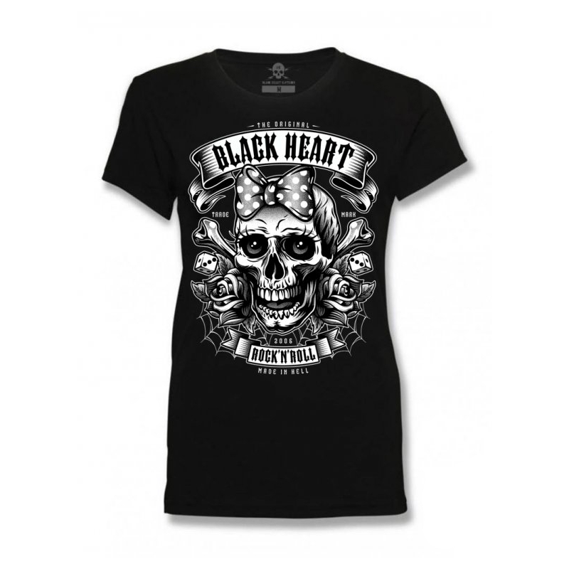 Dámské triko Black Heart Miss Murder černé