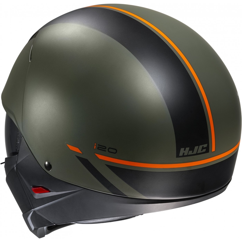 Otevřená přilba s maskou HJC i20 Batol MC4SF oranžovo-černo-zelená