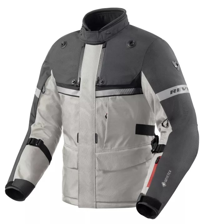 Bunda na motorku Revit Poseidon 3 GTX černo-antracitová Velikost: 2XL