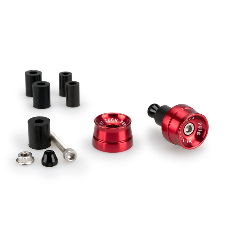 Závažíčka řidítek PUIG SPEED červená UNIVERSAL M6 13-18mm.
