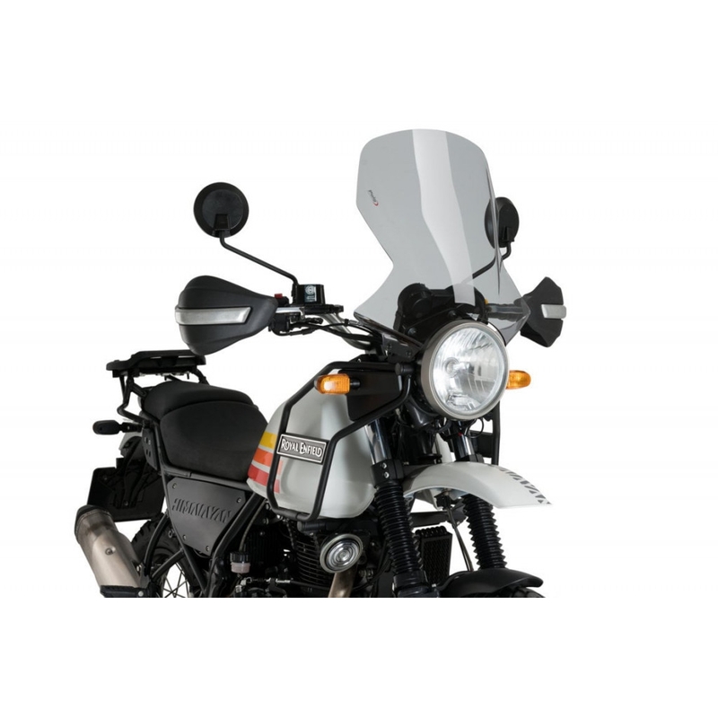 Plexi štít PUIG TOURING kouřová pro ROYAL ENFIELD Himalayan 411 2017-2020